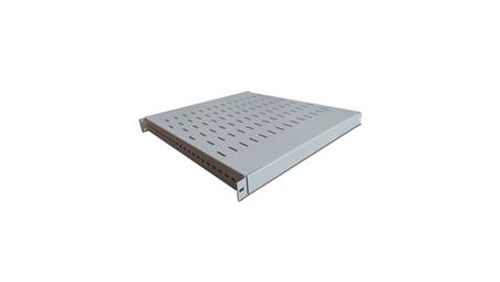 Półka 19cali regulowana 500-900mm /nośność 100kg/ śruby w komplecie szara-73518