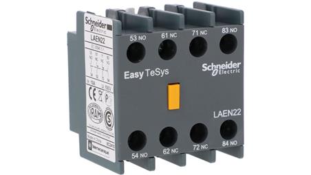 Styki pomocnicze Easy TeSys Control do styczników LC1E, 2NO + 2NC LAEN22-16035