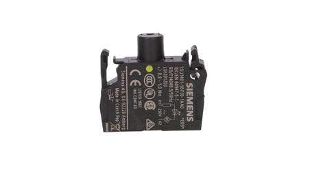 Oprawka blok LED żółty 230V AC montaż czołowy przył śrubowe SIRIUS ACT 3SU1401-1BF30-1AA0-21340
