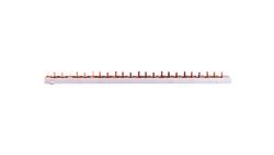 Szyna prądowa typu PIN 3P 16mm2 100A 24 piny, dzielona izolacja IZS16/3F/24/D 45.286-26670