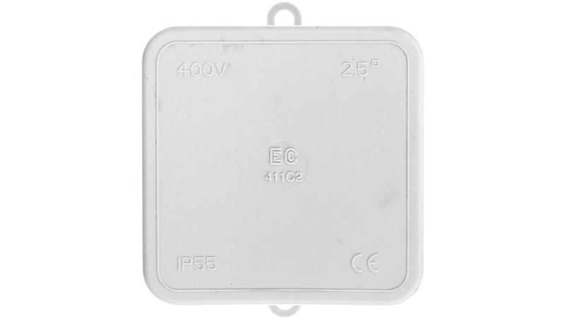 Puszka n/t szara 65x65x32 mm IP55 bezhalogenowa EC411C2-74868