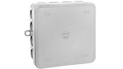 Puszka n/t szara 90x90x35 mm IP55 bezhalogenowa EC411C4-74834