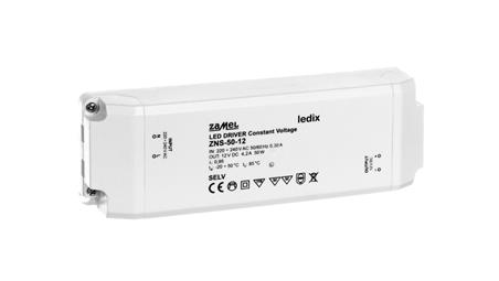 Zasilacz LED slim 12V DC 50W ZNS-50-12 LDX10000140-50575