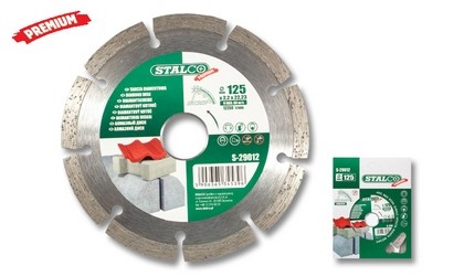 Tarcza diamentowa segmentowa 125mm "PREMIUM" STALCO