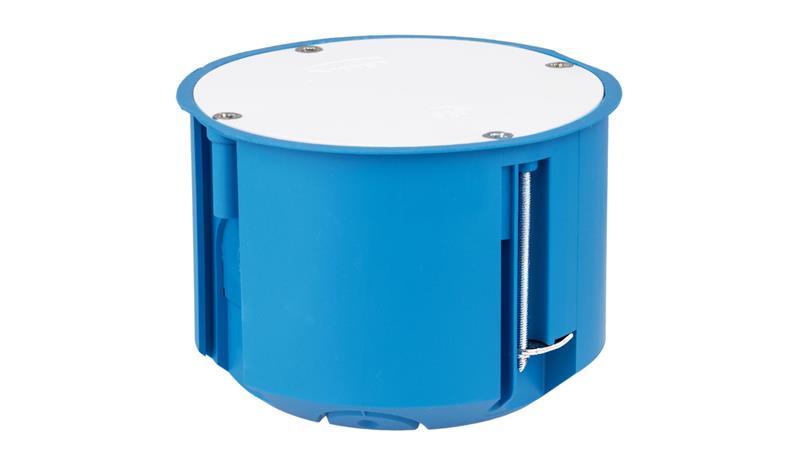 Puszka inst. do pustych ścian z pokrywą łączona 80 niebieska PV80 32087203-77709