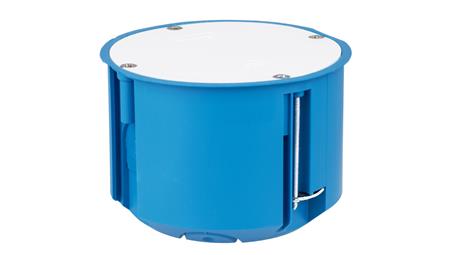 Puszka inst. do pustych ścian z pokrywą łączona 80 niebieska PV80 32087203-77709