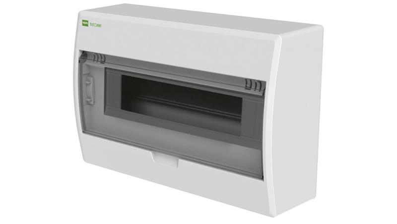 Rozdzielnica modułowa Elegant 1x12 natynkowa IP40 N+PE drzwi transparentne dymne 2423-01-68908