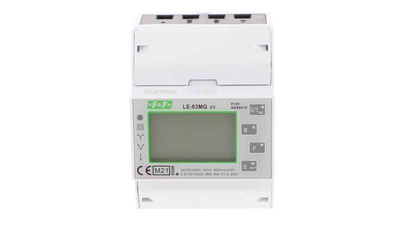 Licznik zużycia energii elektrycznej 1-faz / 3-faz dwukierunkowy z analizą parametrów sieci LE-03MQ-4331 Licznik zużycia energii elektrycznej 1-faz / 3-faz dwukierunkowy z analizą parametrów sieci LE-03MQ-4331