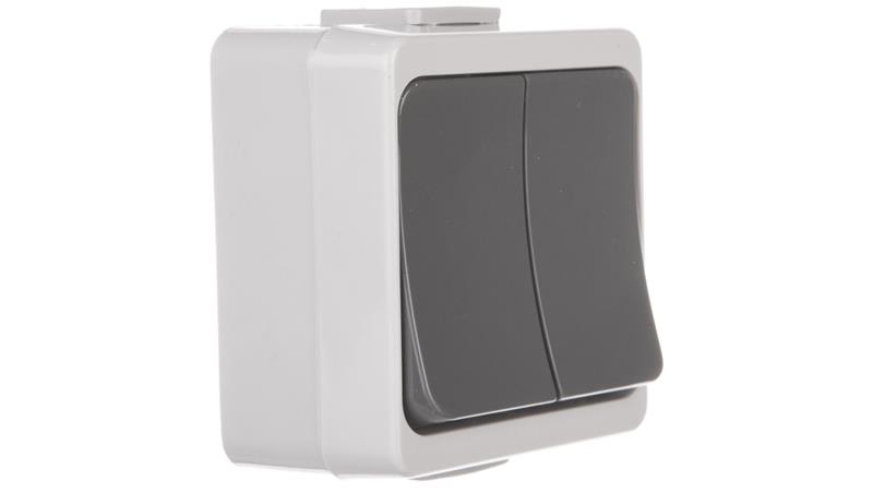JANTAR-bis Łącznik świecznikowy n/t IP44 szary WNT-2J-b-41773 JANTAR-bis Łącznik świecznikowy n/t IP44 szary WNT-2J-b-41773