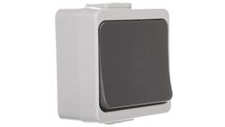 JANTAR-bis Przycisk zwierny /dzwonek/ n/t IP44 szary WNT-7J-b-29479