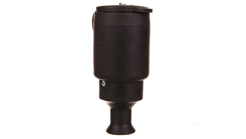 Gniazdo przenośne b/u 16A 250V IP44 czarne GN-H1-28986