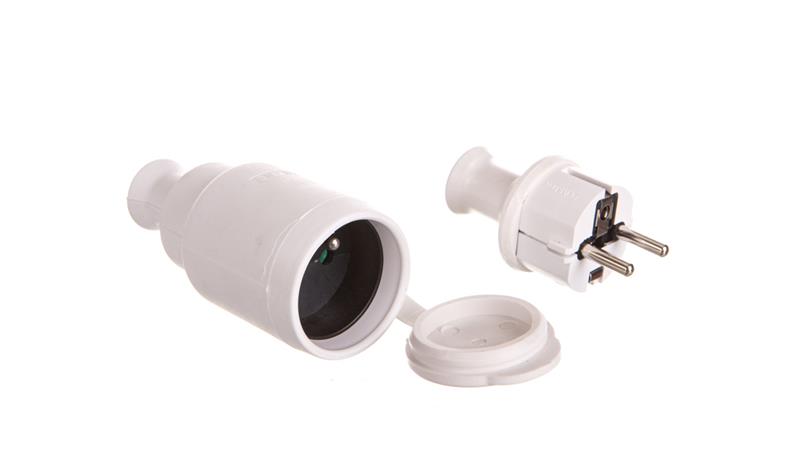 Zestaw przełączeniowy (gniazdo GN-H2+wtyczka WT-40H) IP44 biały ZP-H2-27483 Zestaw przełączeniowy (gniazdo GN-H2+wtyczka WT-40H) IP44 biały ZP-H2-27483