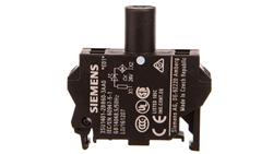 Oprawka blok LED biały 24V AC-DC montaż w obudowie przył sprężynowe SIRIUS ACT 3SU1401-2BB60-3AA0-21331