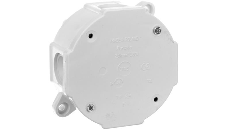 Puszka hermetyczna pusta 60x60x30 IP44 biała PHB/p-74726
