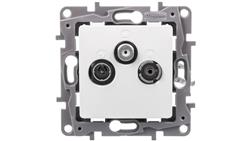 NILOE Gniazdo antenowe RTV-SAT zakończeniowe 10 dB białe 764565-71