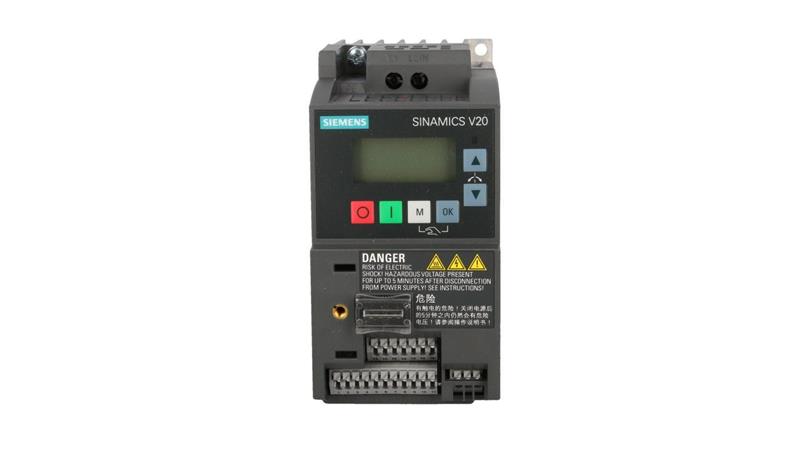 Falownik Uwe=230V Uwy=3x230V 0,55kW Sinamics V20 6SL3210-5BB15-5UV1-6901 Falownik Uwe=230V Uwy=3x230V 0,55kW Sinamics V20 6SL3210-5BB15-5UV1-6901