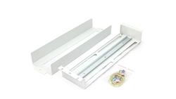 Panel dystrybucji napięcia 19cali z szyną DIN szary TN-19-PS3U-GY-70253