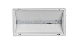 Oprawa awaryjna EXIT L IP65 ECO LED AT 3W 340lm 1h jednozadaniowa biała (brak piktogramu w zestawie) ETL/3W/E/1/SE/AT/WH-57111