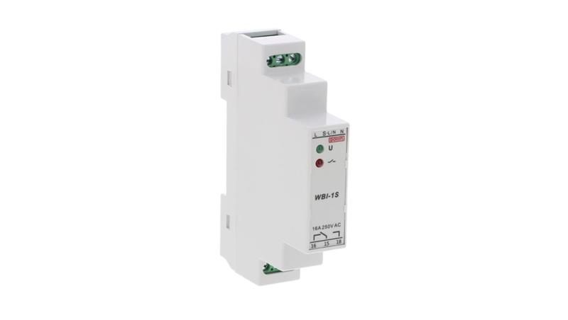 Przekaźnik bistabilny uniwersalny 1P 16A 230V TH35 WBI-1S-25481