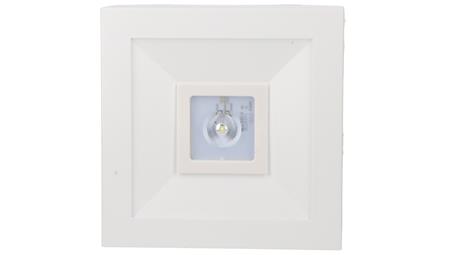 Oprawa awaryjna LOVATO N ECO LED 1W 125lm (opt. otwarta) 3h jednozadaniowa biała LVNO/1W/E/3/SE/AT/WH-57157