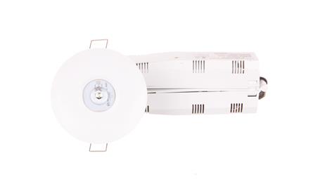 Oprawa awaryjna AXP IP65/20 ECO LED 1W 125lm (opt. otwarta) 3h jednozadaniowa AT biała AXPO/1W/E/3/SE/AT/WH-57095