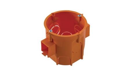 Puszka instalacyjna PK60 Lux głęboka z wkrętami pomarańczowa A.0006LP /110szt./-75539