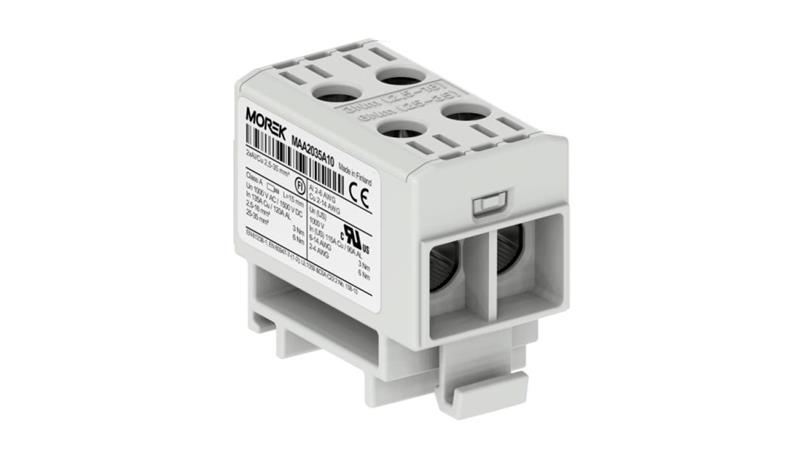 Złączka OTL35-2 kolor szary 2xAl/Cu 2,5-35mm2 1000V AC / 1500V DC Zacisk uniwersalny MAA2035A10-64723