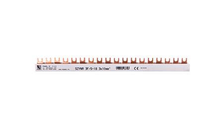 Szyna łączeniowa 3P 63A 10mm2 widełkowa (18mod.) S-18 E.4303-26465