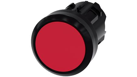 Przycisk 22mm tworzywo czerwony płaski z samopowrotem SIRIUS ACT 3SU1000-0AB20-0AA0-11076