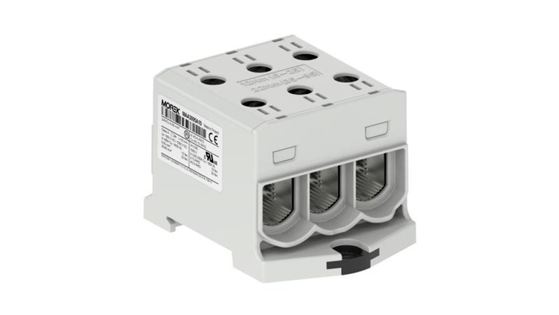 Złączka OTL95-3 kolor szary 3xAl/Cu 6-95mm2 1000V AC / 1500V DC Zacisk uniwersalny MAA3095A10-64852