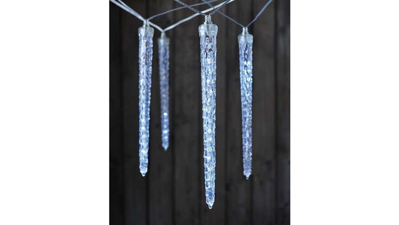 Dekoracja świąteczna - sople 5W 140LED 29cm 3,6m IP44 zimna biała DCPC01-50247
