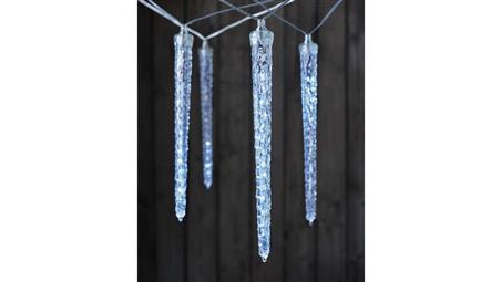 Dekoracja świąteczna - sople 5W 140LED 29cm 3,6m IP44 zimna biała DCPC01-50247