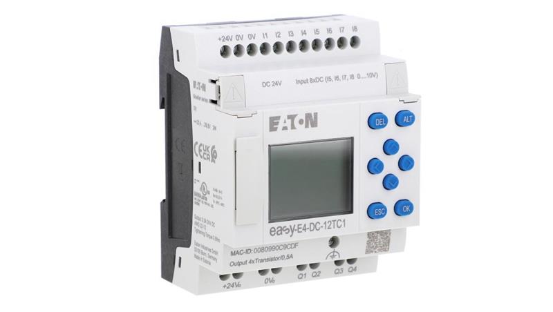 Przekaźnik programowalny 24VDC 8DI(4AI) 4DO-T EASY-E4-DC-12TC1 197213-3542 Przekaźnik programowalny 24VDC 8DI(4AI) 4DO-T EASY-E4-DC-12TC1 197213-3542