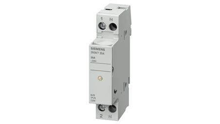 Podstawa bezpiecznikowa do wkł. cylindrycznych 10x38mm 32A 690V 1P z diodą sygnalizacyjną 3NW7014-24264