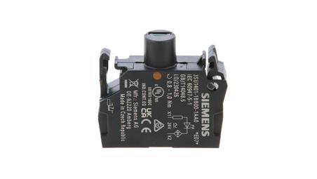 Oprawka blok LED bursztynowy/pomarańczowy 24V AC-DC montaż czołowy przył śrubowe SIRIUS ACT 3SU1401-1BB00-1AA0-21363