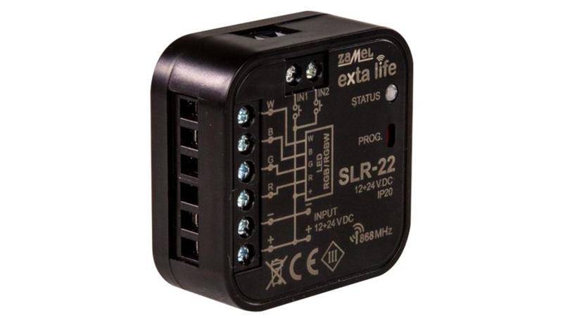 Sterownik LED RGB RGBW 12-24VDC SLR-22 EXL10000034-51263 Sterownik LED RGB RGBW 12-24VDC SLR-22 EXL10000034-51263