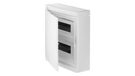 Rozdzielnica modułowa Elegant 2x12 natynkowa IP40 N+PE drzwi białe 2425-00-68834