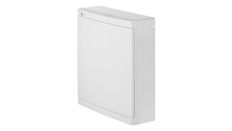 Rozdzielnica multimedialna Elegant 2x12 natynkowa IP40 N+PE drzwi białe 2425-20-70335