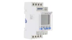 Elektroniczny programator czasowy, 52 programy, 3 języki menu, 2 moduły, DIN TH-35mm OR-PRE-433-6122