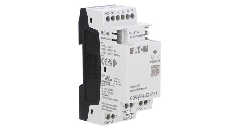 Rozszerzenie wejścia/wyjścia easyE4 12-24VDC 24VAC 4DI 4DO-R EASY-E4-UC-8RE1 197217-7200 Rozszerzenie wejścia/wyjścia easyE4 12-24VDC 24VAC 4DI 4DO-R EASY-E4-UC-8RE1 197217-7200