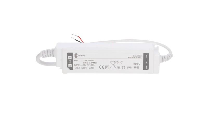 Zasilacz LED 24V DC 40W 1,66A IP65 /z zabezpieczeniami/ ZLDP 40-24YCL 19724-9021-50566