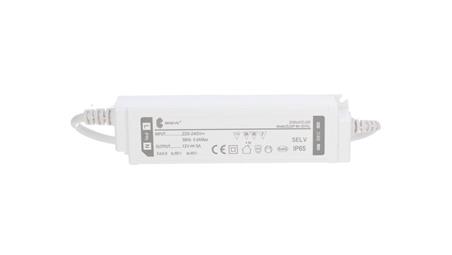 Zasilacz LED 12V DC 60W 5A IP65 /z zabezpieczeniami/ ZLDP 60-12YCL 19712-9039-50632