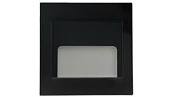 Oprawa Ontario czarna 1,5W 12VDC 4000K 9 led smd 3014 kwadrat do puszki fi 60-61370