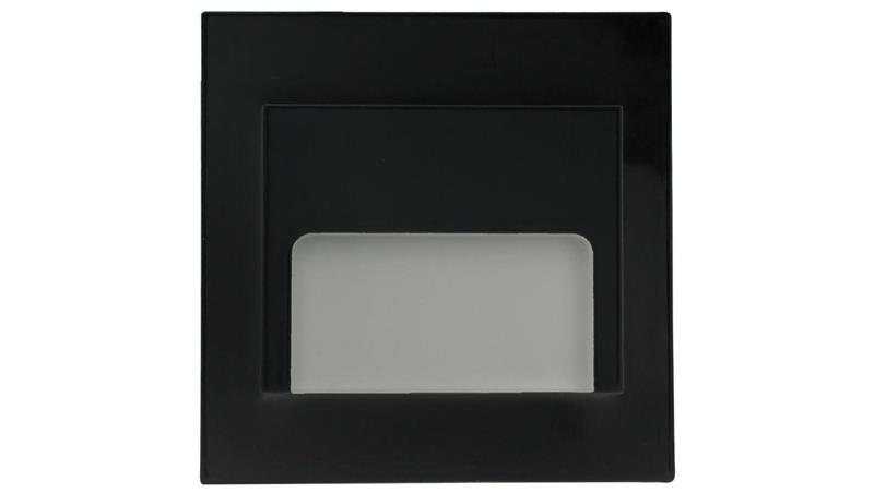 Oprawa Ontario czarna 1,5W 12VDC 4000K 9 led smd 3014 kwadrat do puszki fi 60-61370
