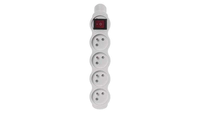 Gniazdo /rozgałęźnik/ do przedłużacza z wyłącznikem 4-gniazda z/u 16A białe P1400N-27469 Gniazdo /rozgałęźnik/ do przedłużacza z wyłącznikem 4-gniazda z/u 16A białe P1400N-27469