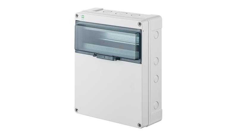 Rozdzielnica hermetyczna HERMETICA RN 1x13 400V AC 1000V DC PE+N dymny IP65 2206-01-69118