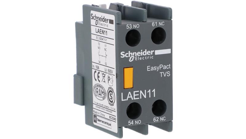 Styki pomocnicze Easy TeSys Control do styczników LC1E, 1NO + 1NC LAEN11-26796