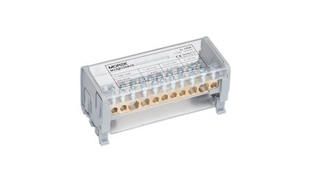 Blok dystrybucyjno-rozdzielczy MOBLOCK 2-polowy 1000V, 125A-11 2x35mm2 + 2x25mm2 + 7x6mm2 TS35 MAB2125A18-64291