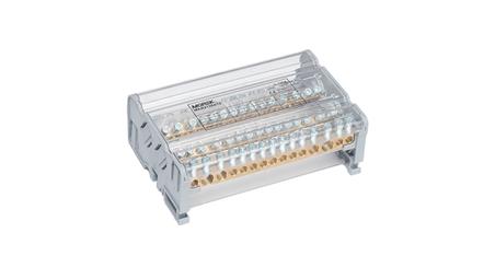 Blok dystrybucyjno-rozdzielczy MOBLOCK 4-polowy 125A-15 2x35mm2 + 2x25mm2 + 11x6mm2 TS35 MAB4126A18-64198