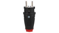 Wtyczka gumowa 16A 2P+Z 230V SCHUKO VDE IP54 /guma-poliamid/ TAURUS2 0511-sr-28944